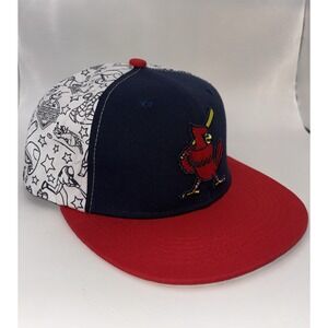 St. Louis Cardinals Snapback Cap Hat Embroidered Logo EUC Coloring Book MLB Navy